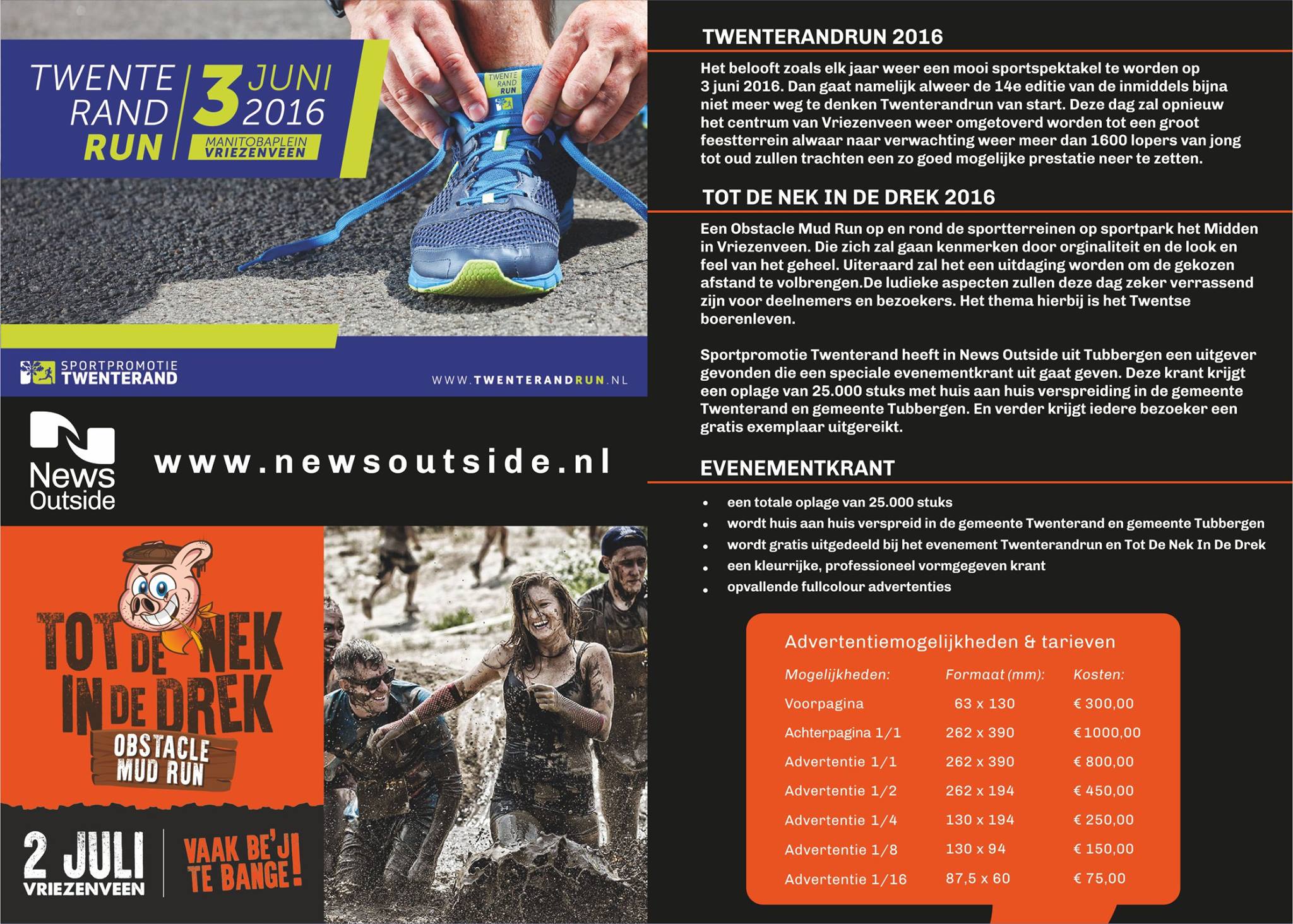Brochure Twenterandrun-Tot De Nek In De Drek 2016